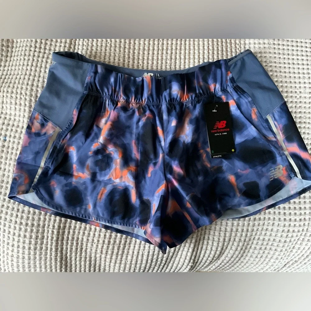 NWT New Balance Women's Impact Run 3 Inch Short “Nightsky”, size L (MSRP $45) - Picture 10 of 15